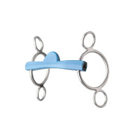 Morso regolabile Metalab Flexi 3 anelli mezzaluna Blu Morso regolabile Metalab Flexi 3 anelli mezzaluna Blu