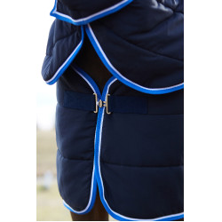 Sottocoperta da scuderia con collo Horze Glasgow 250 g Blu scuro