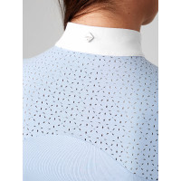 Polo da concorso LeMieux Olivia a maniche lunghe Bianco