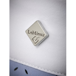 Polo da concorso LeMieux Olivia maniche corte Nebbia Blu