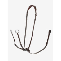 Martingala ad anelli Kudos LeMieux Havana / argento Marrone