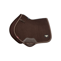 Tappetino LeMieux Puissance Suede Close Contact Square Marrone