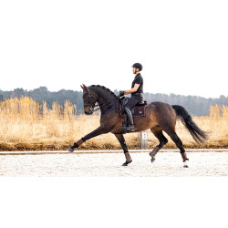 Sottosella LeMieux Puissance Suede Dressage Square Marrone Sottosella LeMieux Puissance Suede Dressage Square Marrone