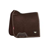 Sottosella LeMieux Puissance Suede Dressage Square Marrone