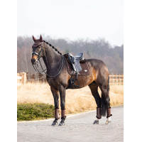 Sottosella LeMieux Puissance Suede Dressage Square Marrone