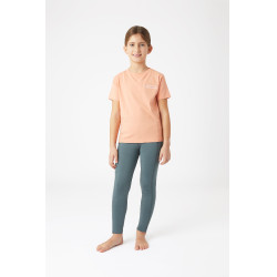 T-shirt Calina con ricamo Horze bambino Rosa gambero T-shirt Calina con ricamo Horze bambino Rosa gambero