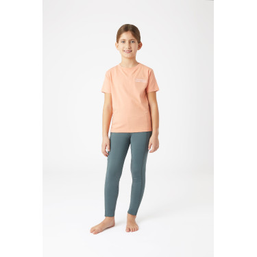 T-shirt Calina con ricamo Horze bambino Rosa gambero T-shirt Calina con ricamo Horze bambino Rosa gambero
