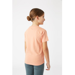 T-shirt Calina con ricamo Horze bambino Rosa gambero T-shirt Calina con ricamo Horze bambino Rosa gambero