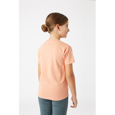 T-shirt Calina con ricamo Horze bambino Rosa gambero T-shirt Calina con ricamo Horze bambino Rosa gambero