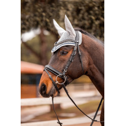 Cuffia anti-mosche Wicklow Horze Porto Brume Grigio Cuffia anti-mosche Wicklow Horze Porto Brume Grigio