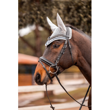 Cuffia anti-mosche Wicklow Horze Porto Brume Grigio Cuffia anti-mosche Wicklow Horze Porto Brume Grigio