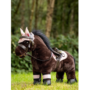 Cuffia anti-mosche per giocattolo Mini Pony LeMieux Quarzo rosa Cuffia anti-mosche per giocattolo Mini Pony LeMieux Quarzo rosa