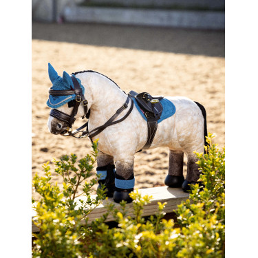 Cuffia anti-mosche per giocattolo Mini Pony LeMieux Blu pacifico Cuffia anti-mosche per giocattolo Mini Pony LeMieux Blu pacifico
