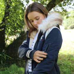 Bombers Pénélope Lione Marine / bianco sporco Blu marino Bombers Pénélope Lione Marine / bianco sporco Blu marino