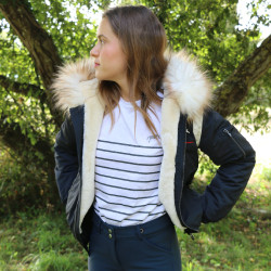 Bombers Pénélope Lione Marine / bianco sporco Blu marino Bombers Pénélope Lione Marine / bianco sporco Blu marino