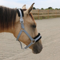 Capezzina in montone sintetico T de T Beige / naturale Capezzina in montone sintetico T de T Beige / naturale