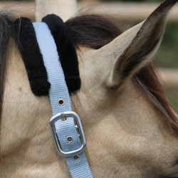 Capezzina in montone sintetico T de T Grigio / nero