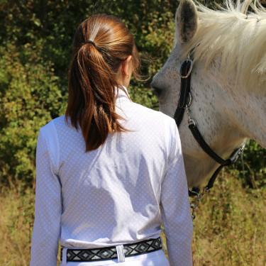 Polo da concorso Siviglia Pénélope maniche lunghe Polo da concorso Siviglia Pénélope maniche lunghe