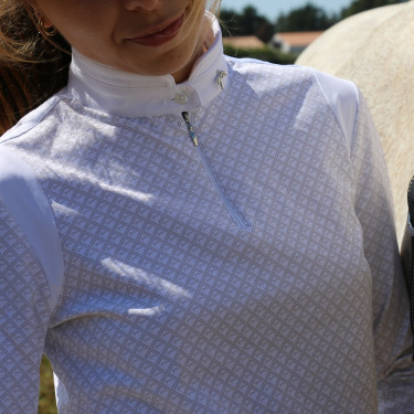Polo da concorso Siviglia Pénélope maniche lunghe Polo da concorso Siviglia Pénélope maniche lunghe