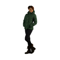 Doudoune femme imperméable Askola Flags & Cup Vert foncé