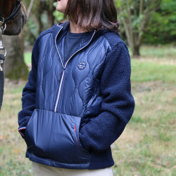 Anorak Equithème Celia Blu navy