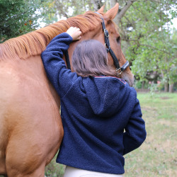 Anorak Equithème Celia Blu navy