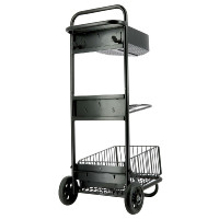 Carrello portasella completo Hippotonic Nero