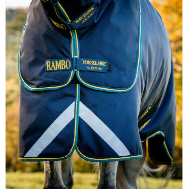 Coperta Horseware Rambo Duo Force 2.0 100 g con liner da 100 e 300 g Coperta Horseware Rambo Duo Force 2.0 100 g con liner da 100 e 300 g