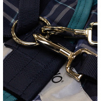 Coperta Horseware Rhino Plus Vari-Layer 250g Marina a quadri / blu petrolio Blu marino Coperta Horseware Rhino Plus Vari-Layer 250g Marina a quadri / blu petrolio Blu marino