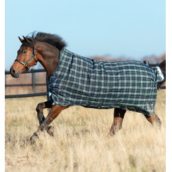 Coperta Horseware Rhino Wug Vari-Layer 450g Verde a quadri / blu navy Coperta Horseware Rhino Wug Vari-Layer 450g Verde a quadri / blu navy