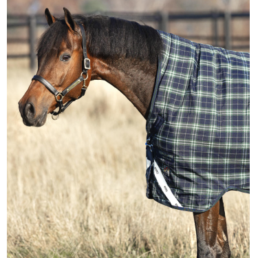 Coperta Horseware Rhino Wug Vari-Layer 450g Verde a quadri / blu navy Coperta Horseware Rhino Wug Vari-Layer 450g Verde a quadri / blu navy
