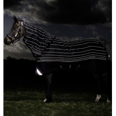 Coperta Horseware Amigo Bravo 12 Reflectech Plus 250g Nero / riflettente Coperta Horseware Amigo Bravo 12 Reflectech Plus 250g Nero / riflettente
