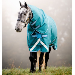 Coperta Horseware Amigo Bravo 12 Plus Disc con copricollo 100g Coperta Horseware Amigo Bravo 12 Plus Disc con copricollo 100g