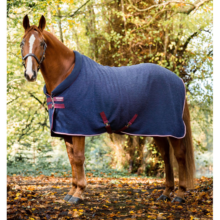 Coperta in pile Horseware in rilievo Cozy Neck