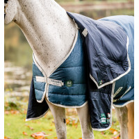 Liner Horseware 100g Eco Sarcelle eco print / grigio Blu Liner Horseware 100g Eco Sarcelle eco print / grigio Blu