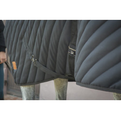 Coperta da scuderia Diagonale Paddock Sports 400g Nero Coperta da scuderia Diagonale Paddock Sports 400g Nero