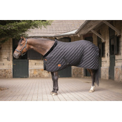 Coperta da scuderia Diagonale Paddock Sports 400g Nero Coperta da scuderia Diagonale Paddock Sports 400g Nero