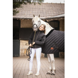 Coperta da scuderia Diagonale Paddock Sports 400g Nero Coperta da scuderia Diagonale Paddock Sports 400g Nero