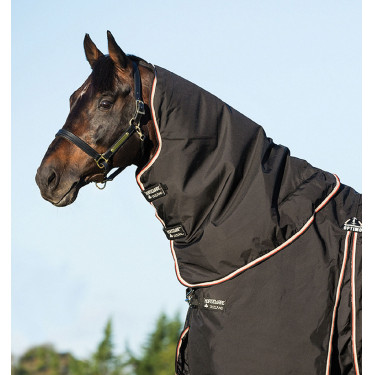 Copricollo Horseware 0g per coperta Rambo Optimo Nero / arancione Multicolore Copricollo Horseware 0g per coperta Rambo Optimo Nero / arancione Multicolore