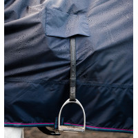 Copertura da equitazione Horseware Rambo Mack in a Sack Marino / bordeaux Blu