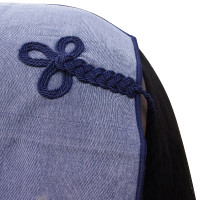 Copri reni in pile con alamari Canter Blu navy