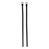 Strisce per speroni Marsiglia Horze fibbia con strass Nero / argento