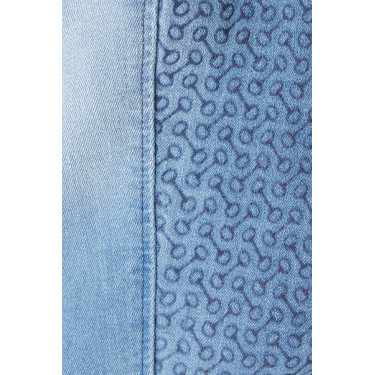 Pantaloni Jean fondello integrale in silicone a vita alta Kaia da donna Horze Pantaloni Jean fondello integrale in silicone a vita alta Kaia da donna Horze