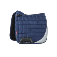 LeMieux Suede Dressage Square Reflective Blu navy