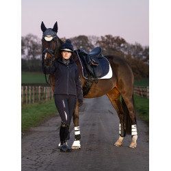 LeMieux Suede Dressage Square Reflective Blu navy LeMieux Suede Dressage Square Reflective Blu navy