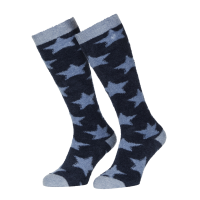Chaussettes LeMieux Fluffies Sasha Star Bleu atlantique