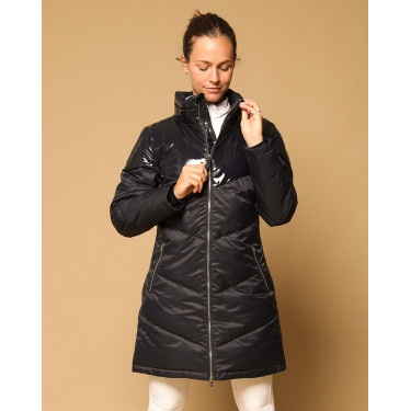 Piumino lungo GEM Tower Blu navy