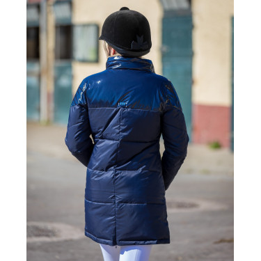 Piumino lungo GEM Tower Blu navy