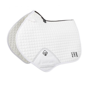 Tappetino LeMieux competition close contact square - cotone Bianco modello vecchio
