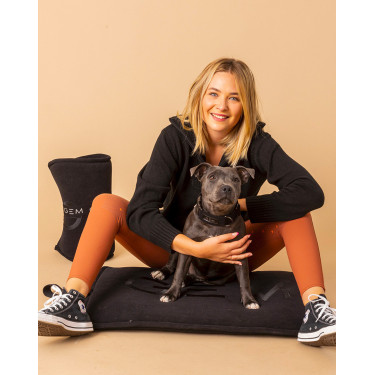 Tappeto per cane GEM 60 x 80 cm Nero